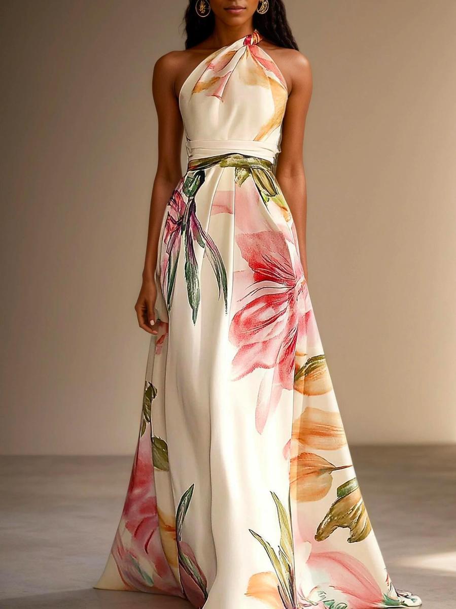 Floral Print Maxi Dress